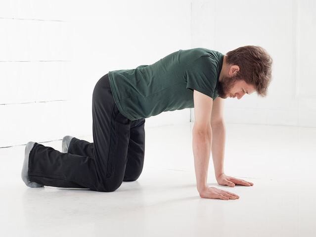 Stretching and “pendulum” while standing on all fours help to strengthen potency